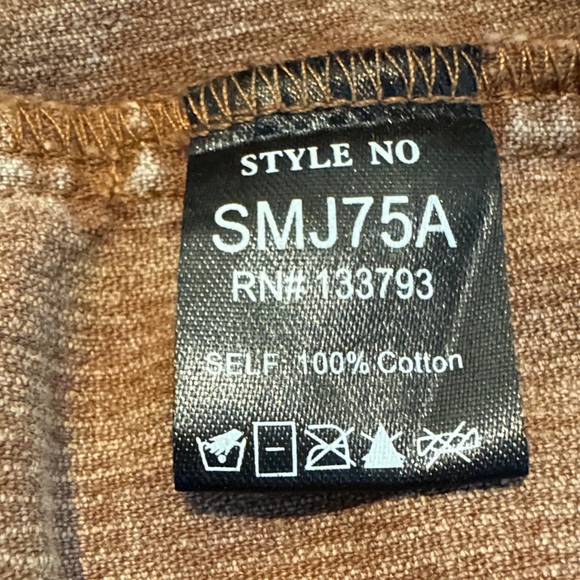 POL Women’s Corduroy Caramel Oversized Blazer Double-Breasted Boho Jacket size L - Picture 10 of 10